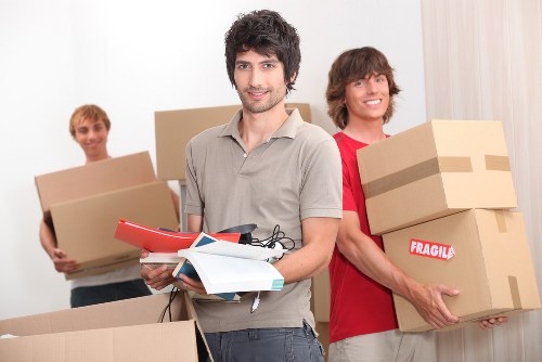 Local packing team preparing household items in Kennington