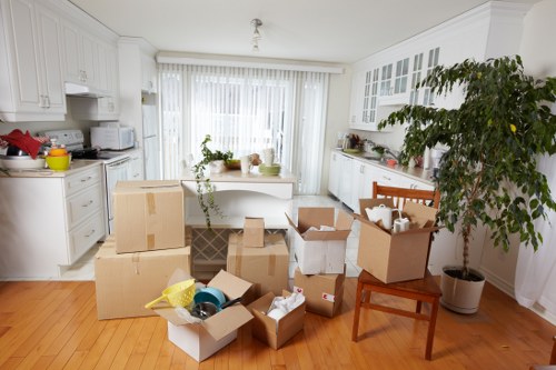 Packing and preparation for a flat removal in Kennington